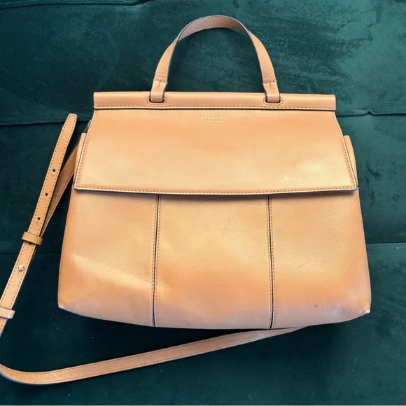 Tory Burch Tan Leather Handbag - Picture 1 of 5